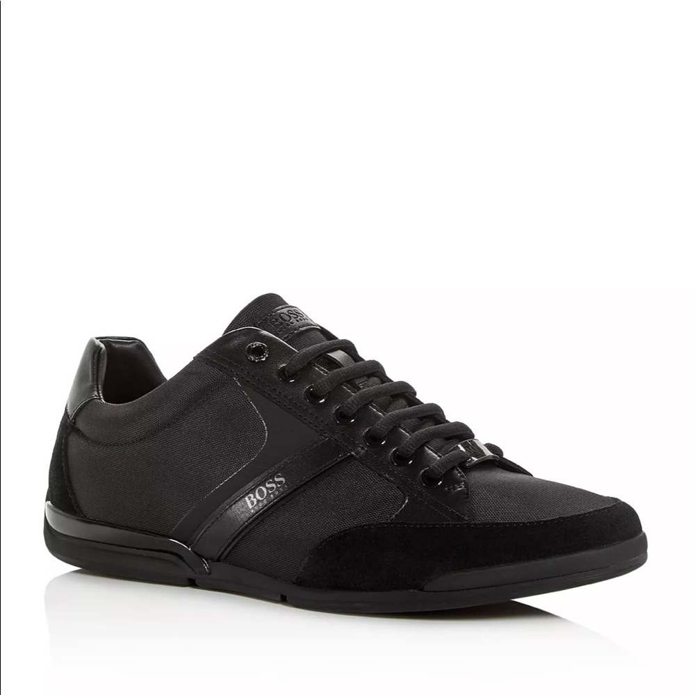 Hugo Boss Black Sneakers- Saturn Low Top